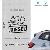 Custom Diesel Sticker for Car | Personalized Fuel Tank Design
